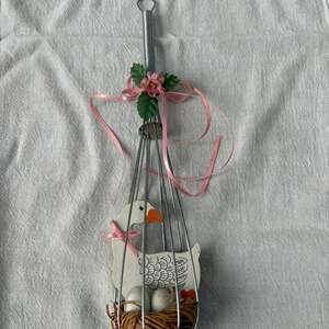 Vintage Geese With Bows Whisk